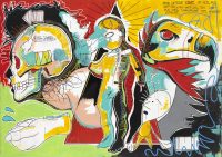 2013, acrylic and chalk on canvas, 250 x 350 cm