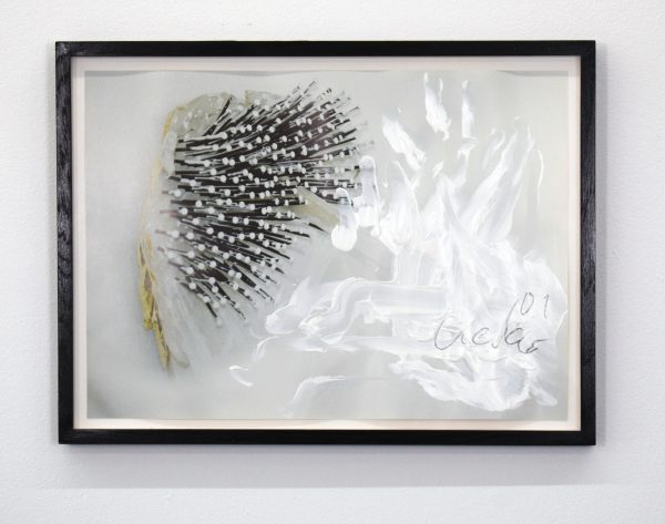 2001, painted photograph, 34.5 x 48 cm